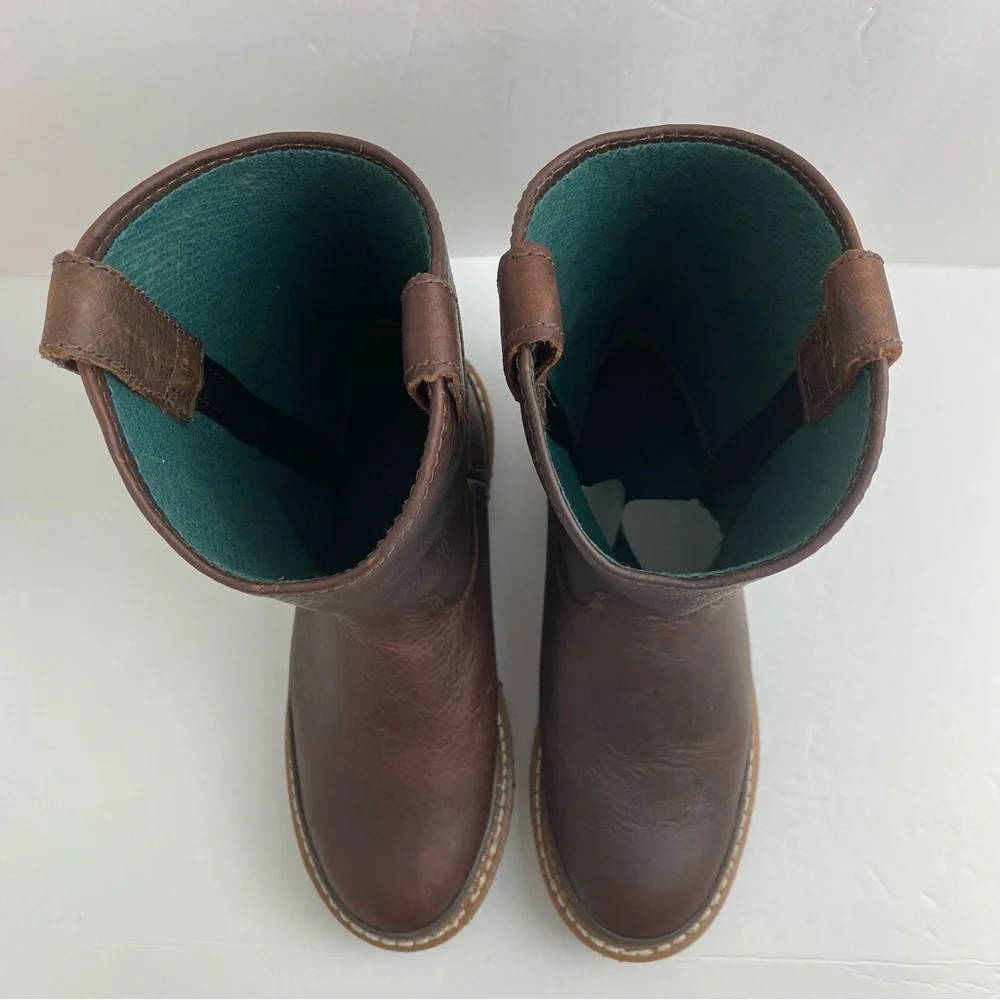 Georgia Boot size 8M Men’s Brown Leather Giant Steel Toe Work Boots